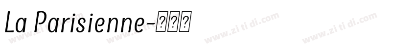 La Parisienne字体转换 La Parisienne字体转换
